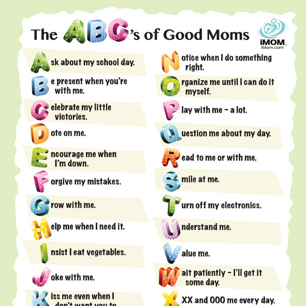 Abcs Of Good Moms Imom