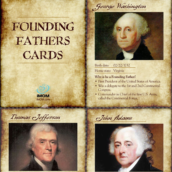 Founding Father Cards - iMom