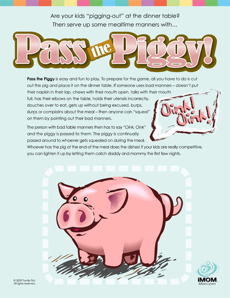 Pass the Piggy - iMom