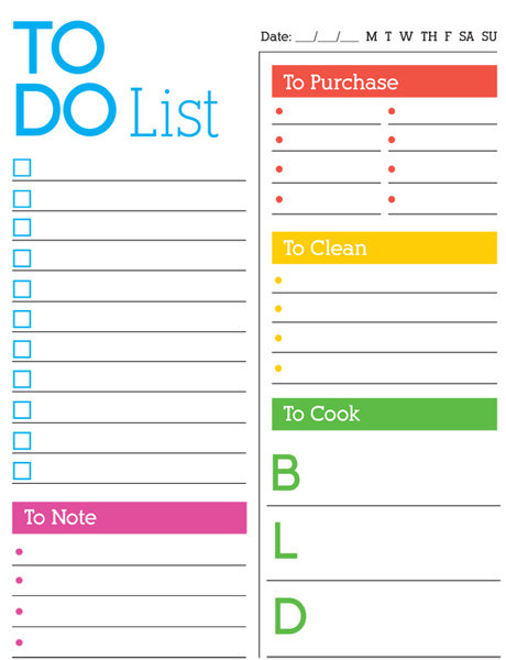 Daily To Do List | to do list daily
