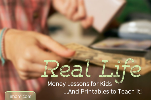 A Real Life Money Lesson for Kids... And Printables to Teach It! - iMom