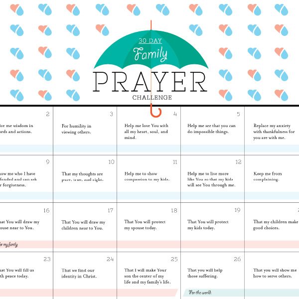 family prayer challenge