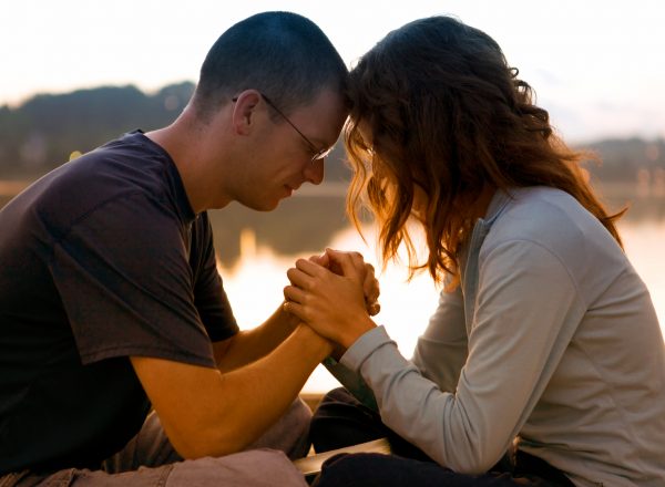 praying together in a relationship