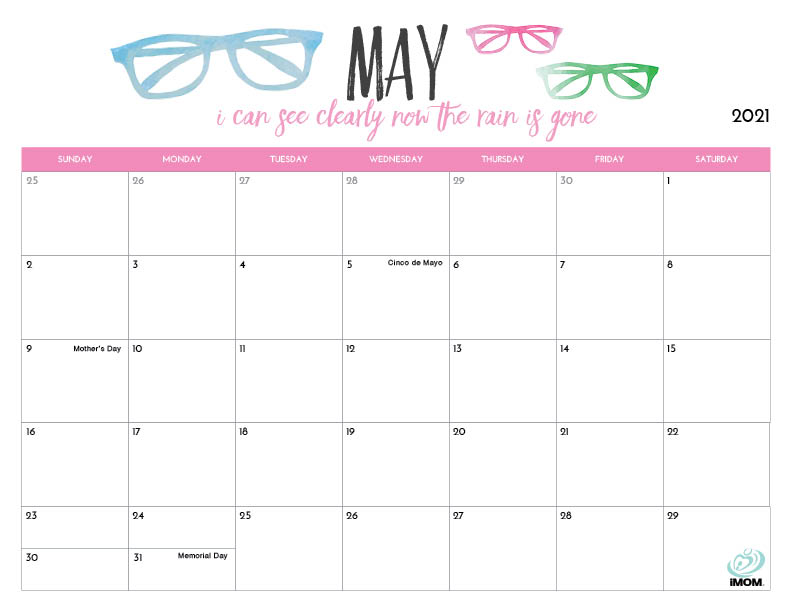 2020 And 2021 Printable Calendars For Moms IMom