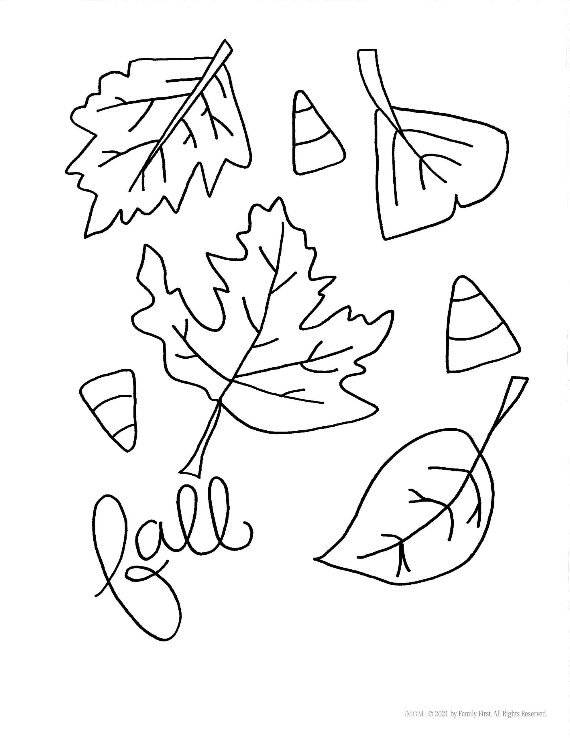Autumn Coloring Pages Images