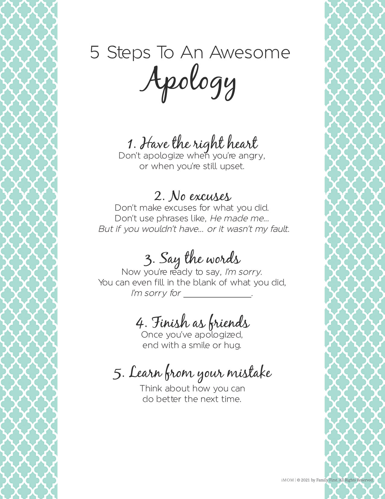 how to apologize