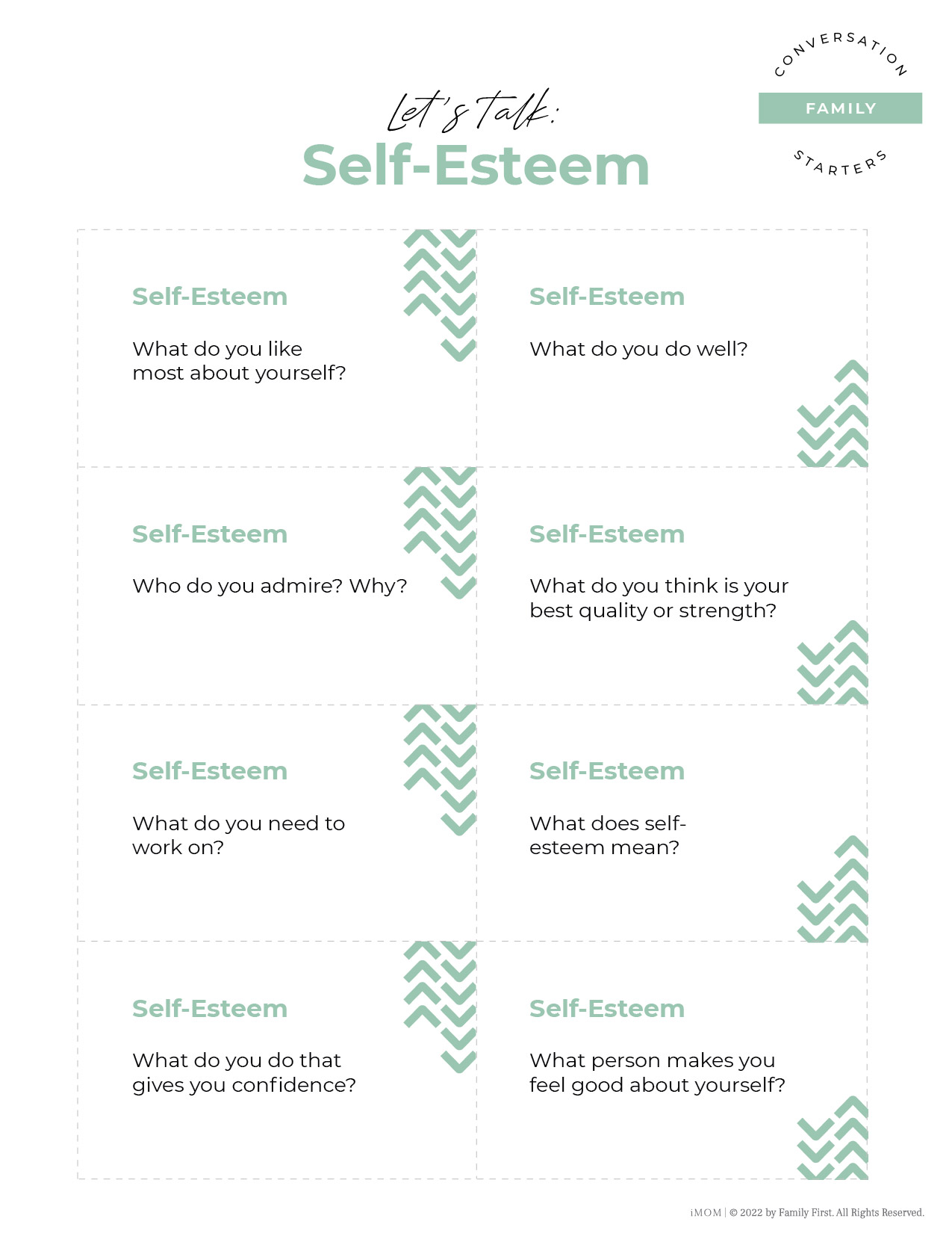 building self esteem in children