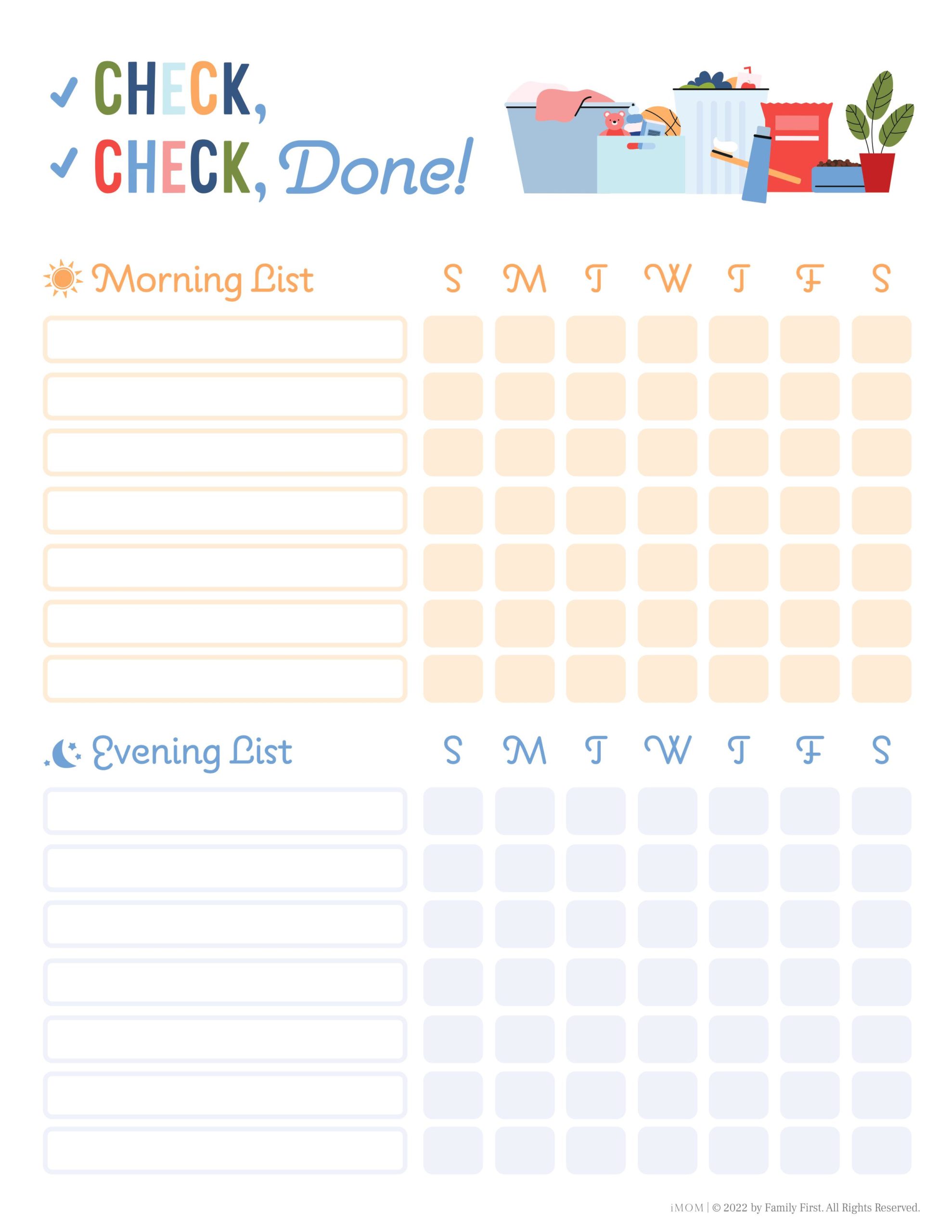 Weekly to Do List Weekly Checklist Weekly Tasks (Download Now) 