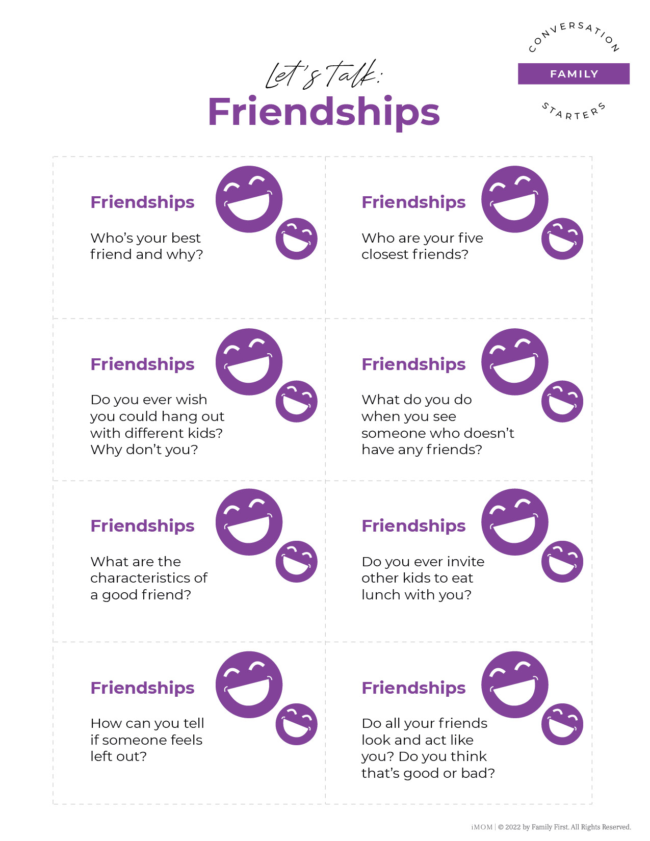 Characteristics of a Good Friend