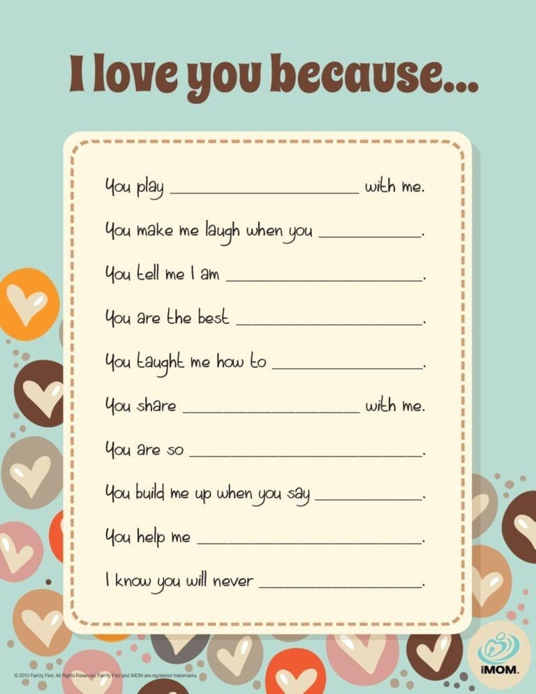 I Love My Mom Because... - iMOM