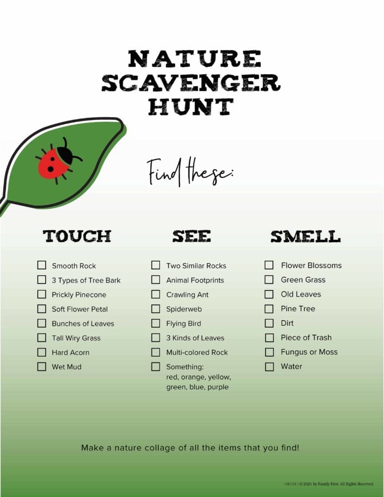 Free Dollar Store Scavenger Hunt Printable - iMOM