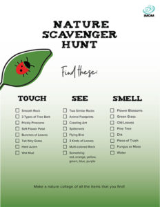 summer hacks for moms scavenger hunt