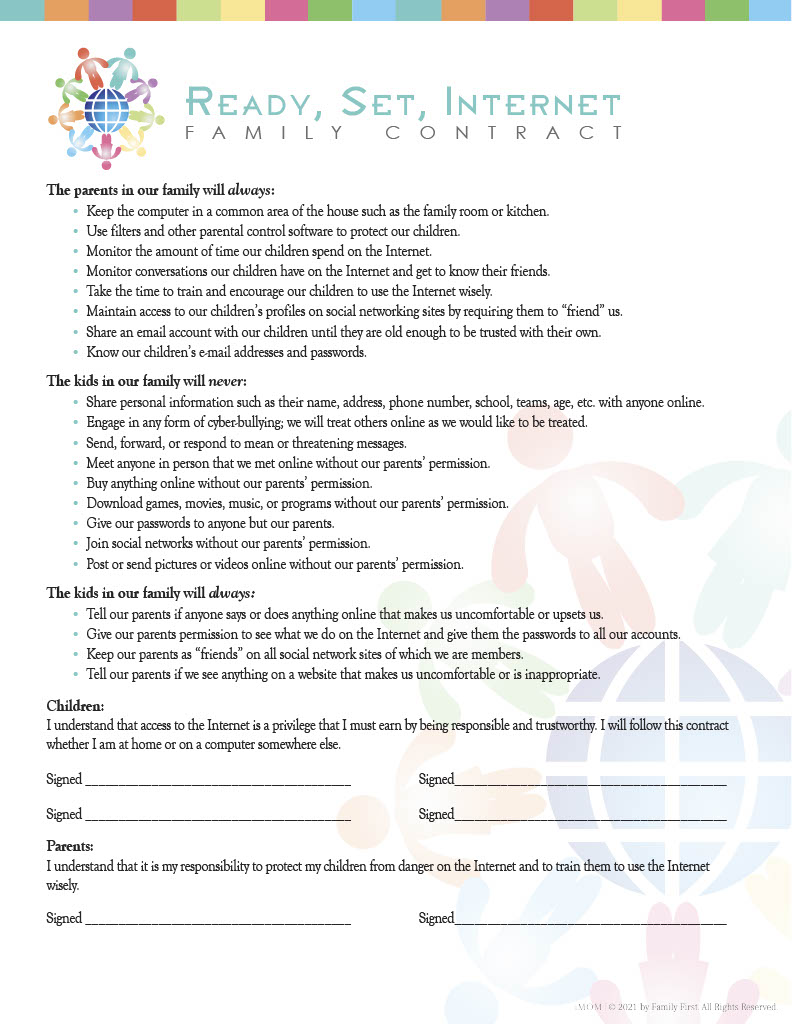 Free Printable Contracts For Kids And Teenagers Imom