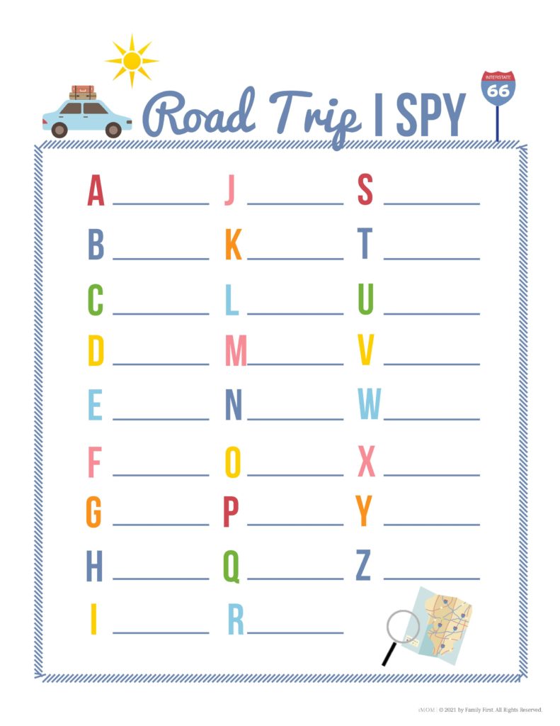 Road Trip Games for Summer iMom