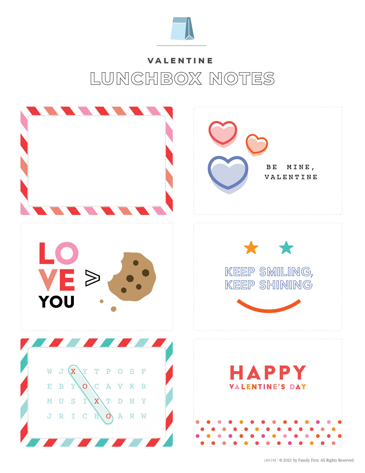 valentine lunchbox notes
