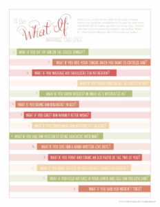 marriage challenge stronger marriage