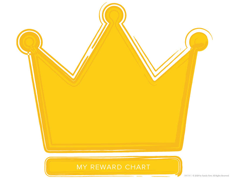 printable reward charts crown