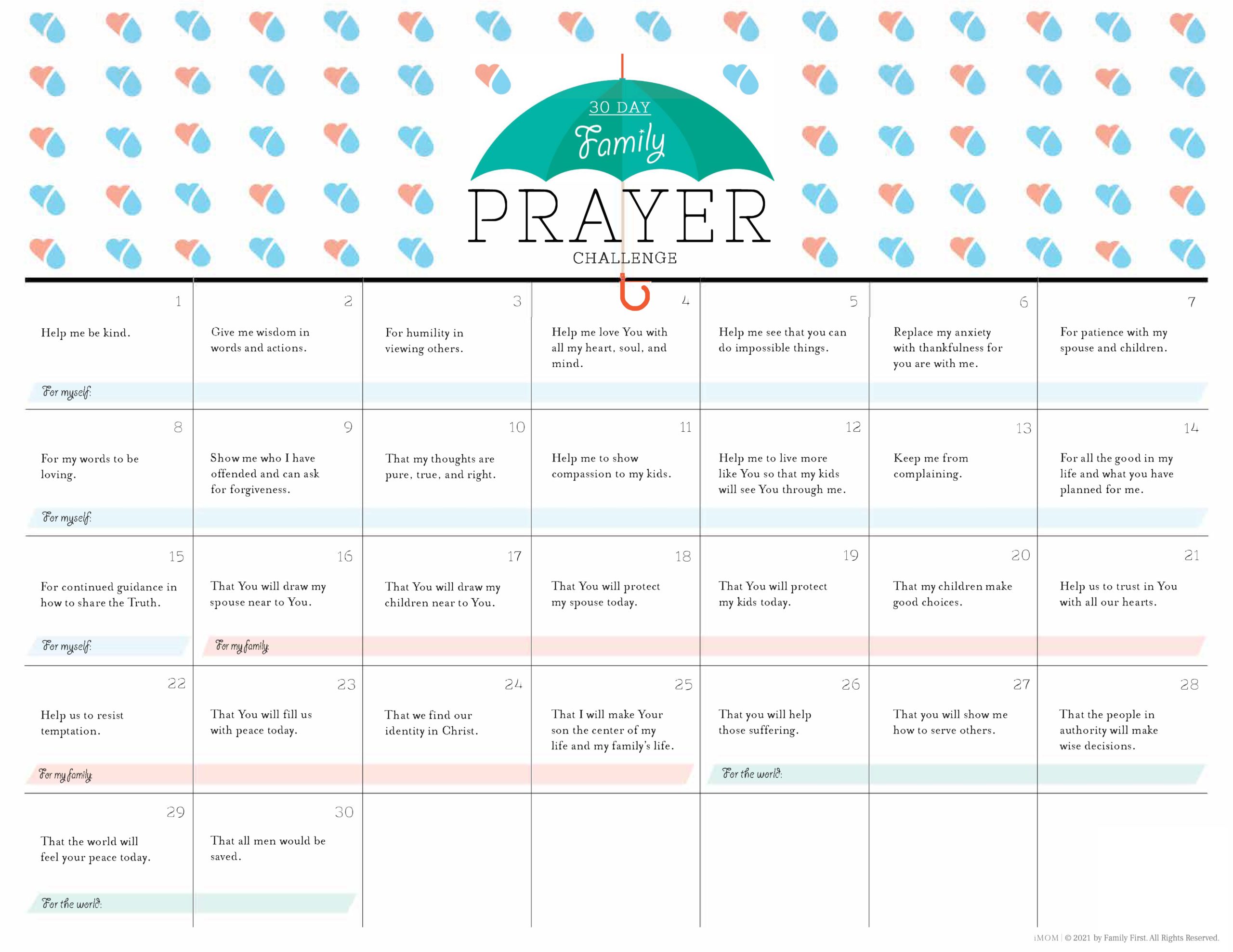 prayer challenge