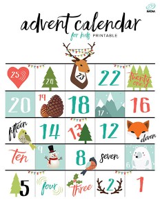 advent calendar for kids