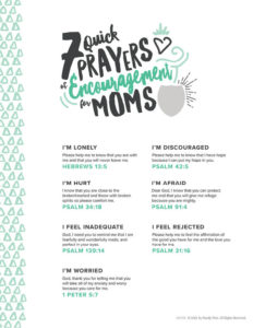 prayers of encouragement how to be a better mom and mentally strong