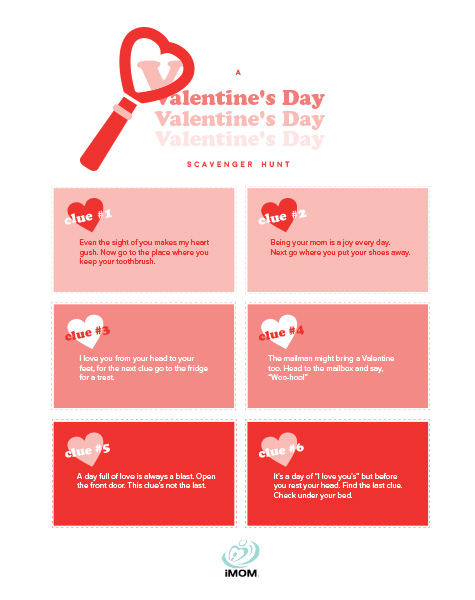 Valentine's day ideas Scavenger Hunt