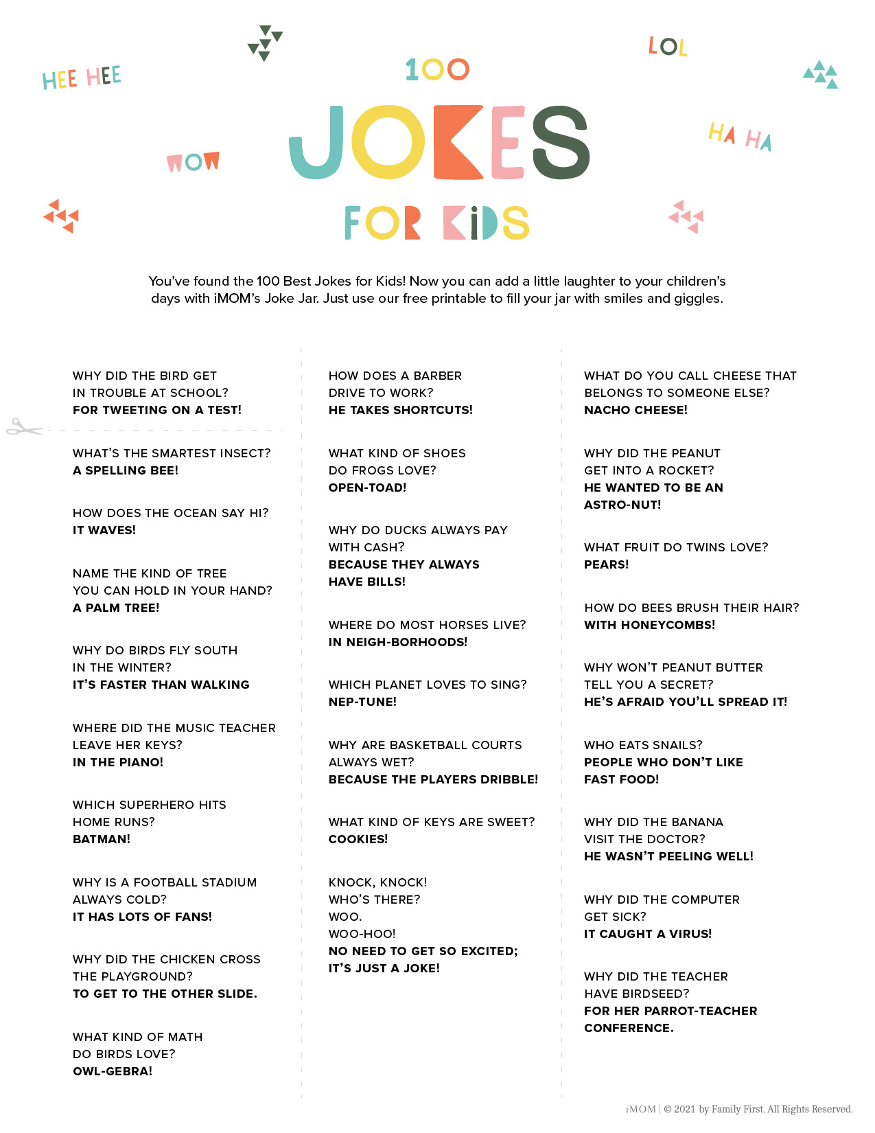 Printable Jokes