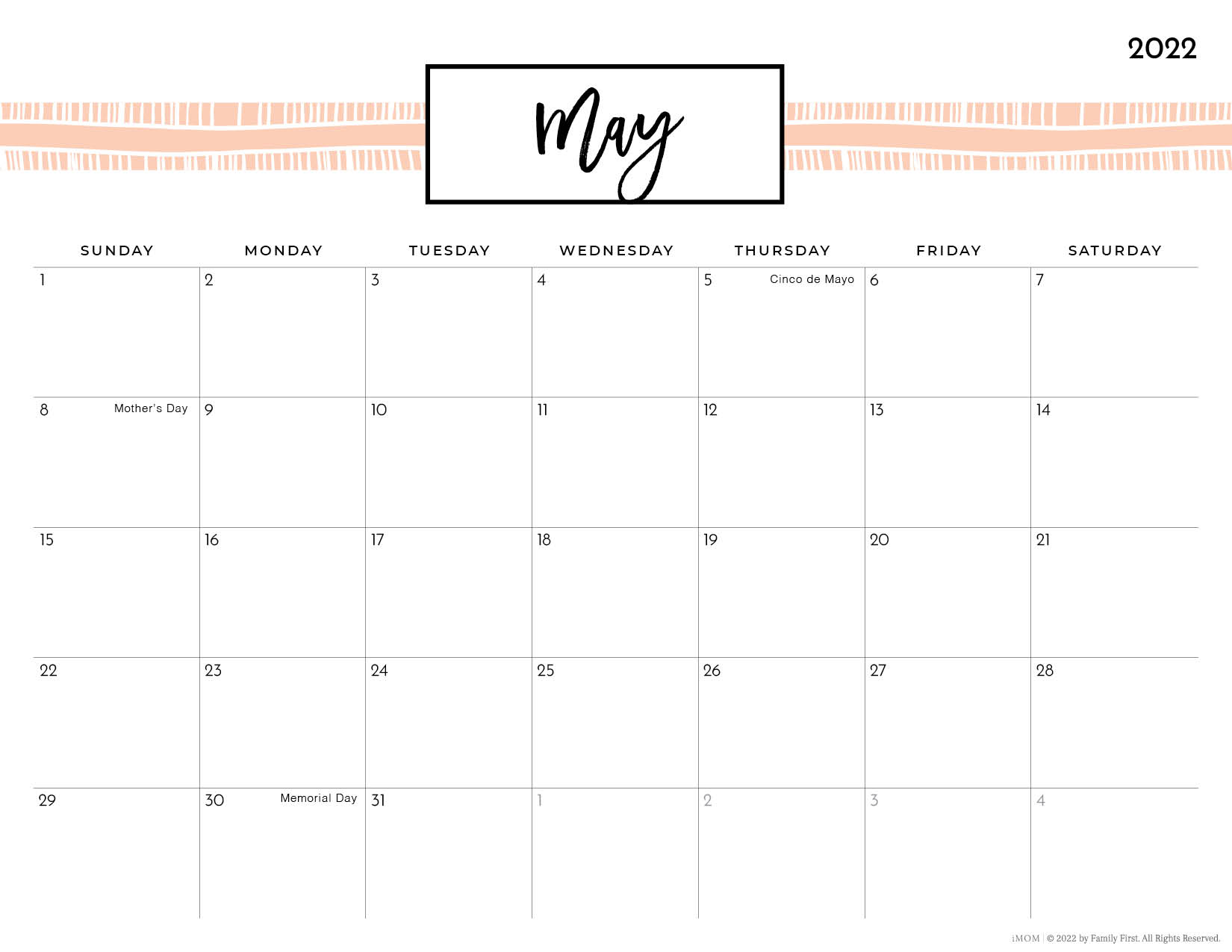 11 Sensational May Aesthetic Calendar Images Clarissa Barker
