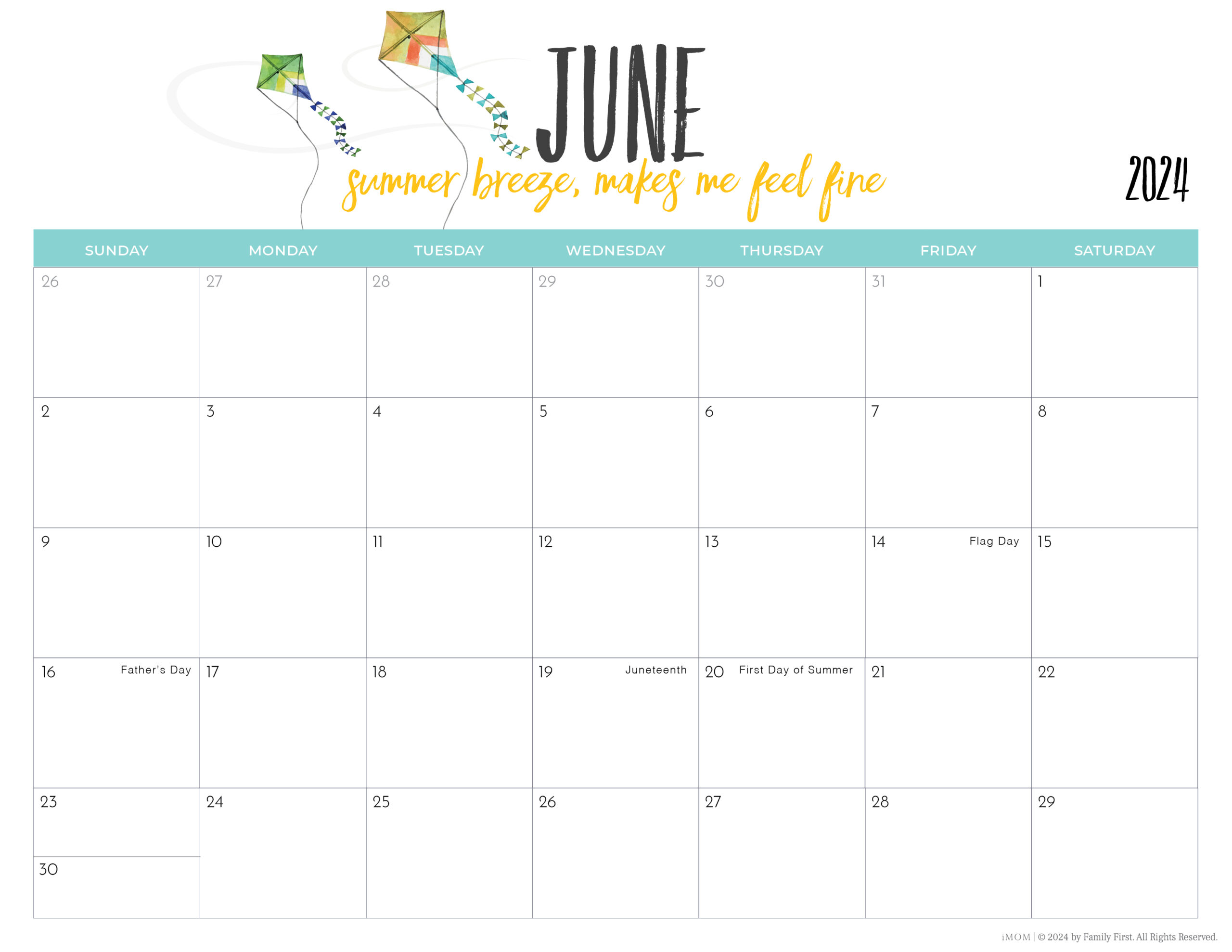 2023-2024 Printable Calendars for Moms - iMOM 2023-2024 Printable Calendars for Moms - iMOM