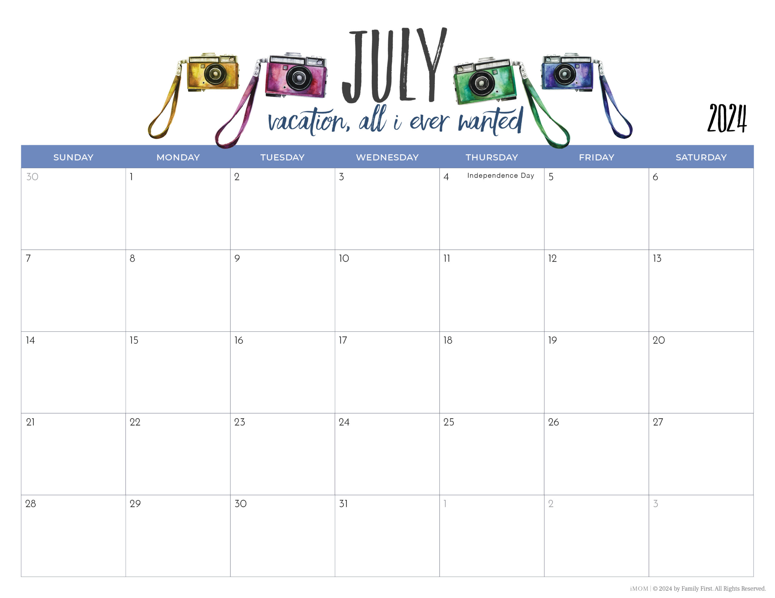 2023-2024 Printable Calendars for Moms - iMOM 2023-2024 Printable Calendars for Moms - iMOM