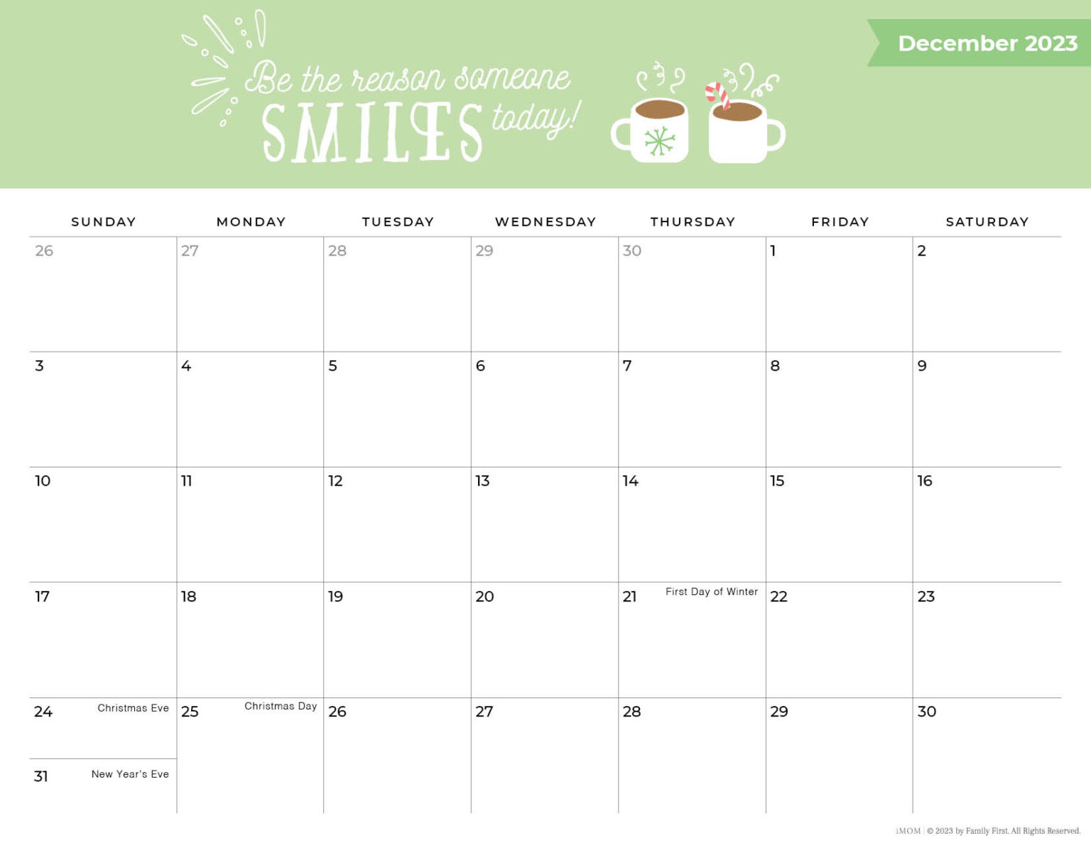 2024 Printable Calendars for Kids iMOM