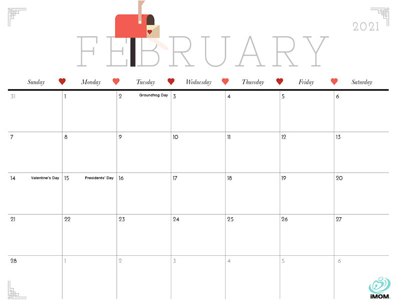 2021 Cute Printable Calendars For Moms Imom