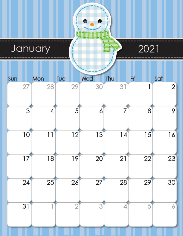 Cute July Calendar 2021 Printable 2022