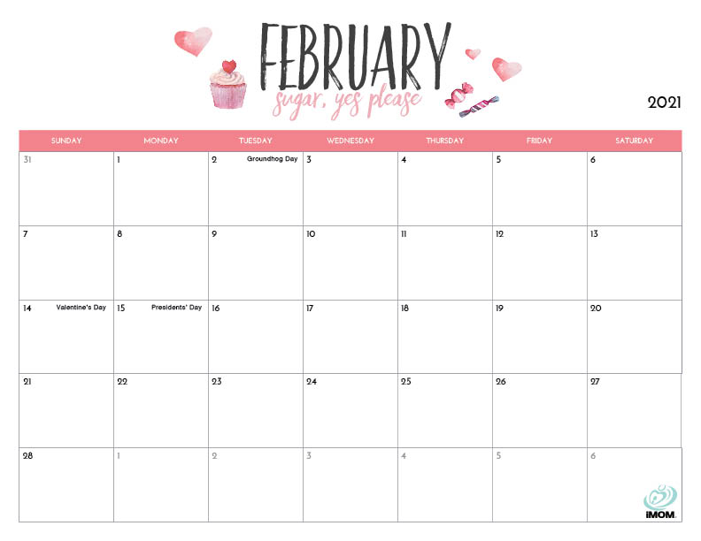 2021 Printable Calendars for Moms - iMom