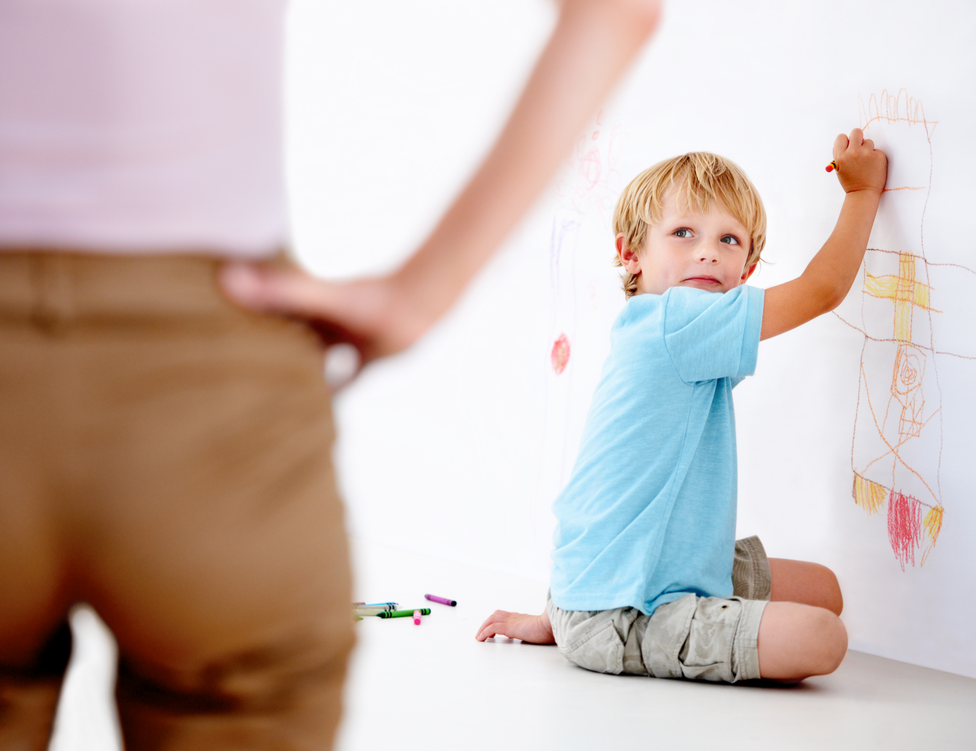 child acts differently with one parent