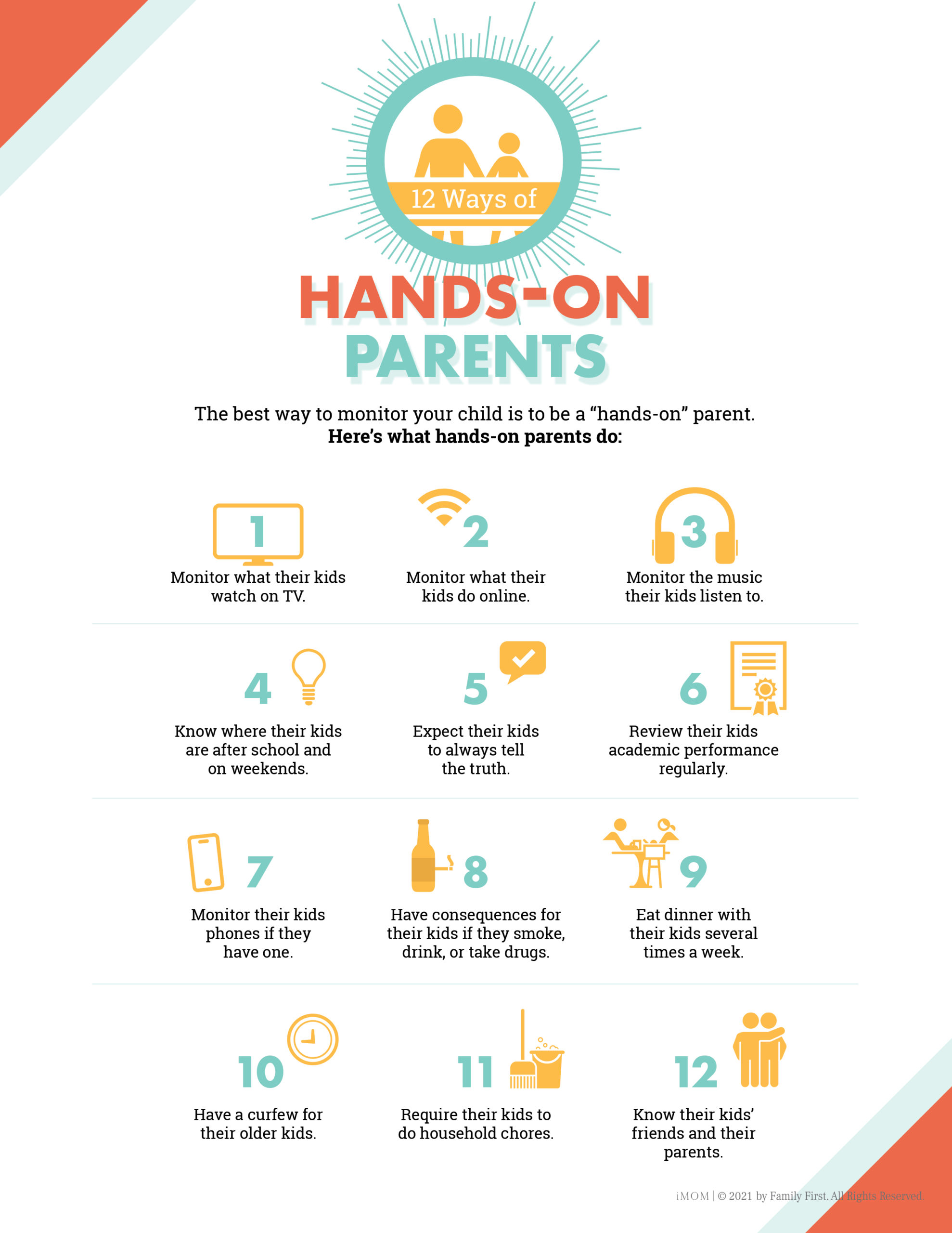 The 12 Ways of Hands-On Parents - iMOM