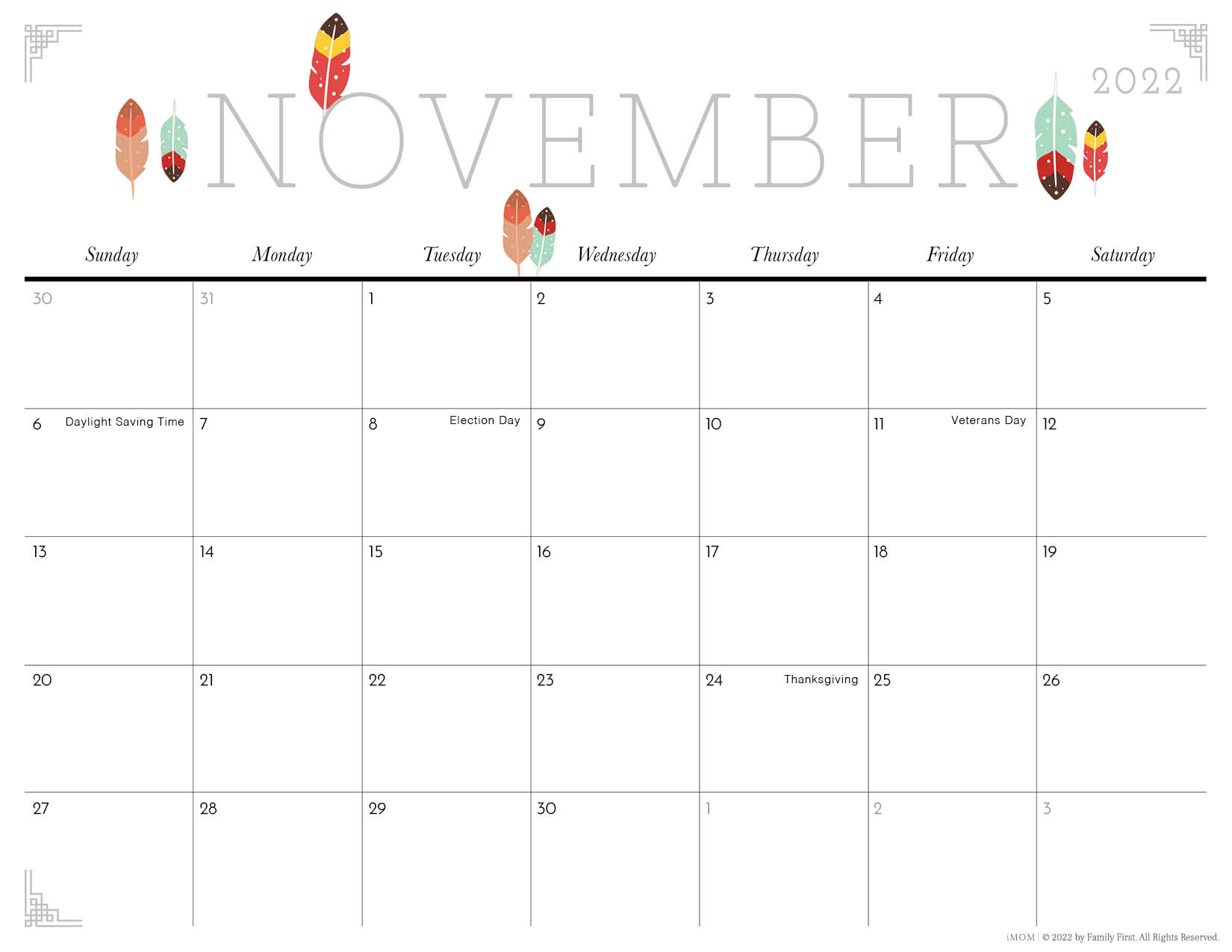 Cute And Crafty 2022 Printable Calendar 2022 Cute Printable Calendars For Moms - Imom