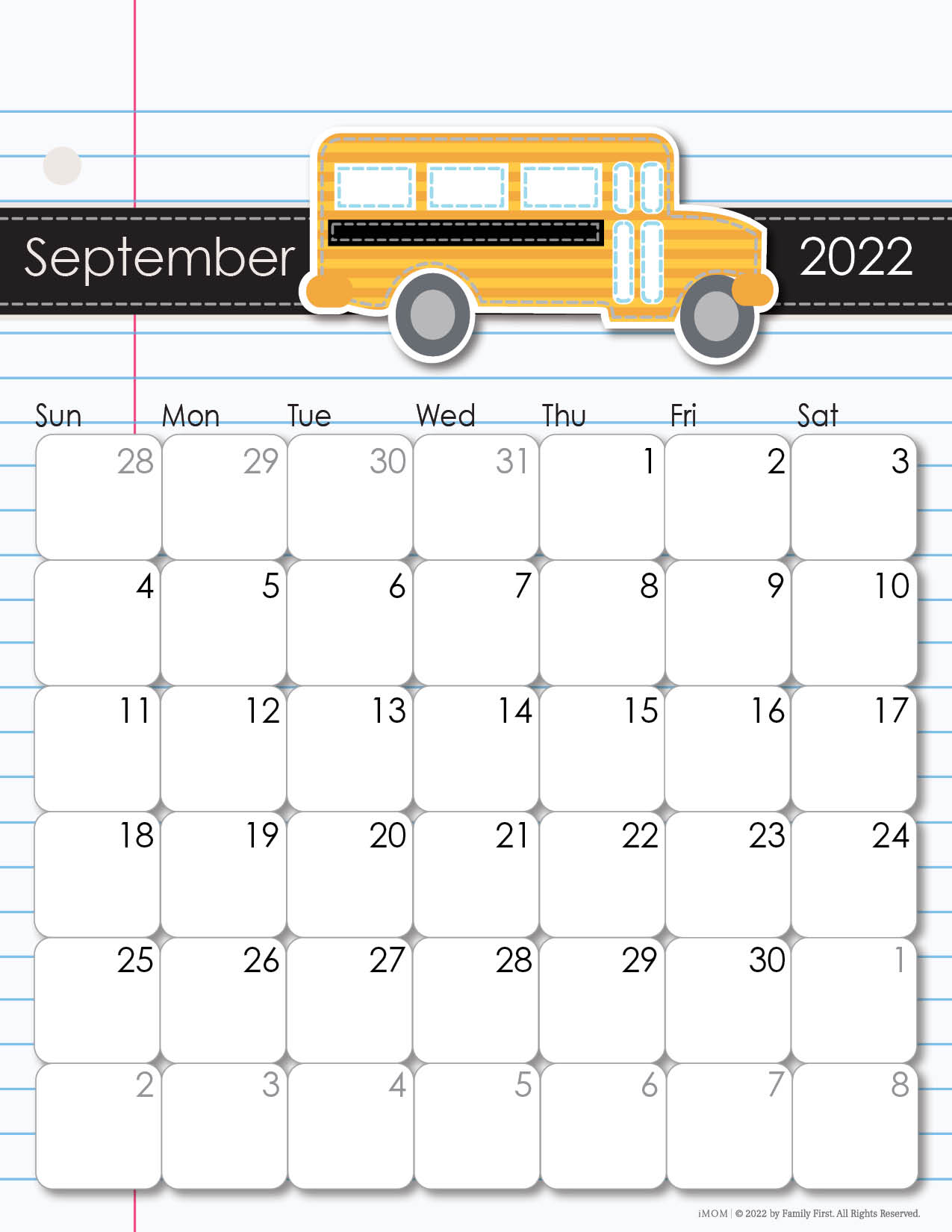 2021 and 2022 Whimsical Printable Calendars for Moms iMOM