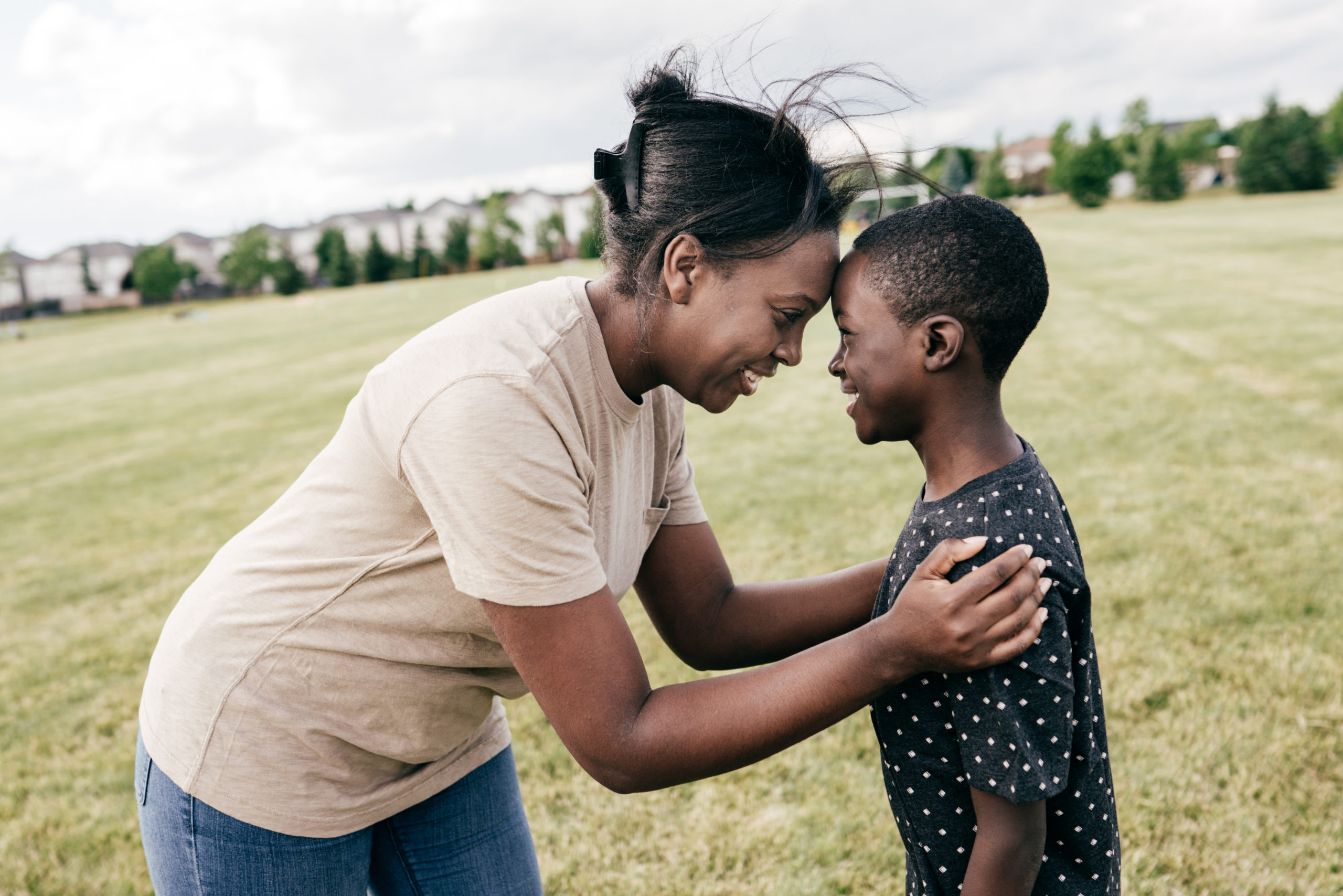 single mom raising son