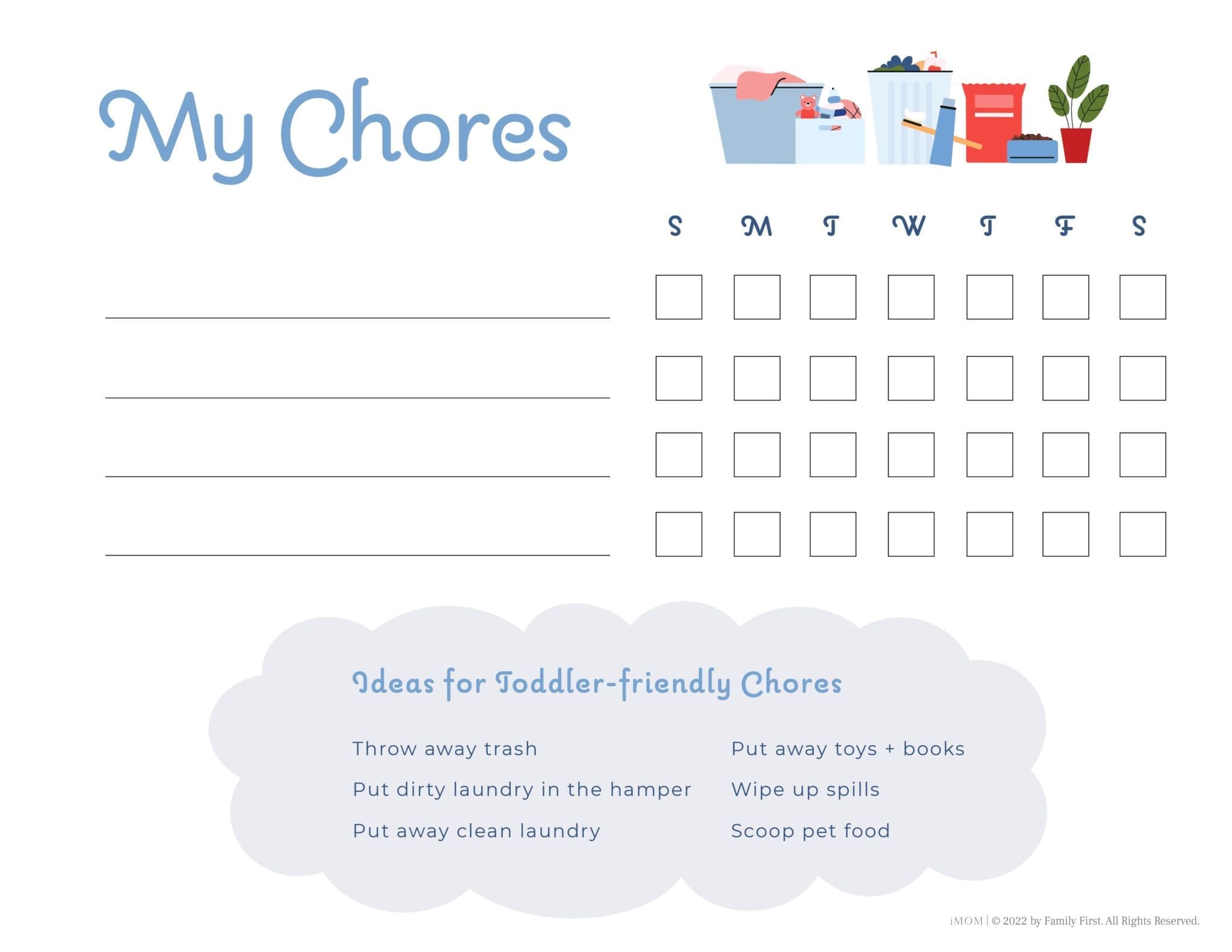 100-Day You Can Do It Chart - iMOM