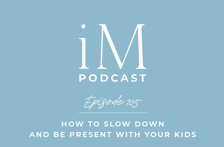 how to slow down and be present